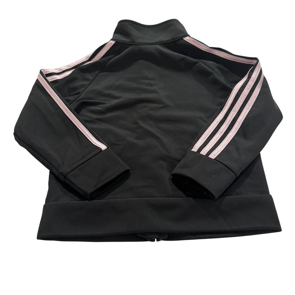 Adidas Toddler Black/Pink Track Jacket Size 24M - Picture 5 of 5